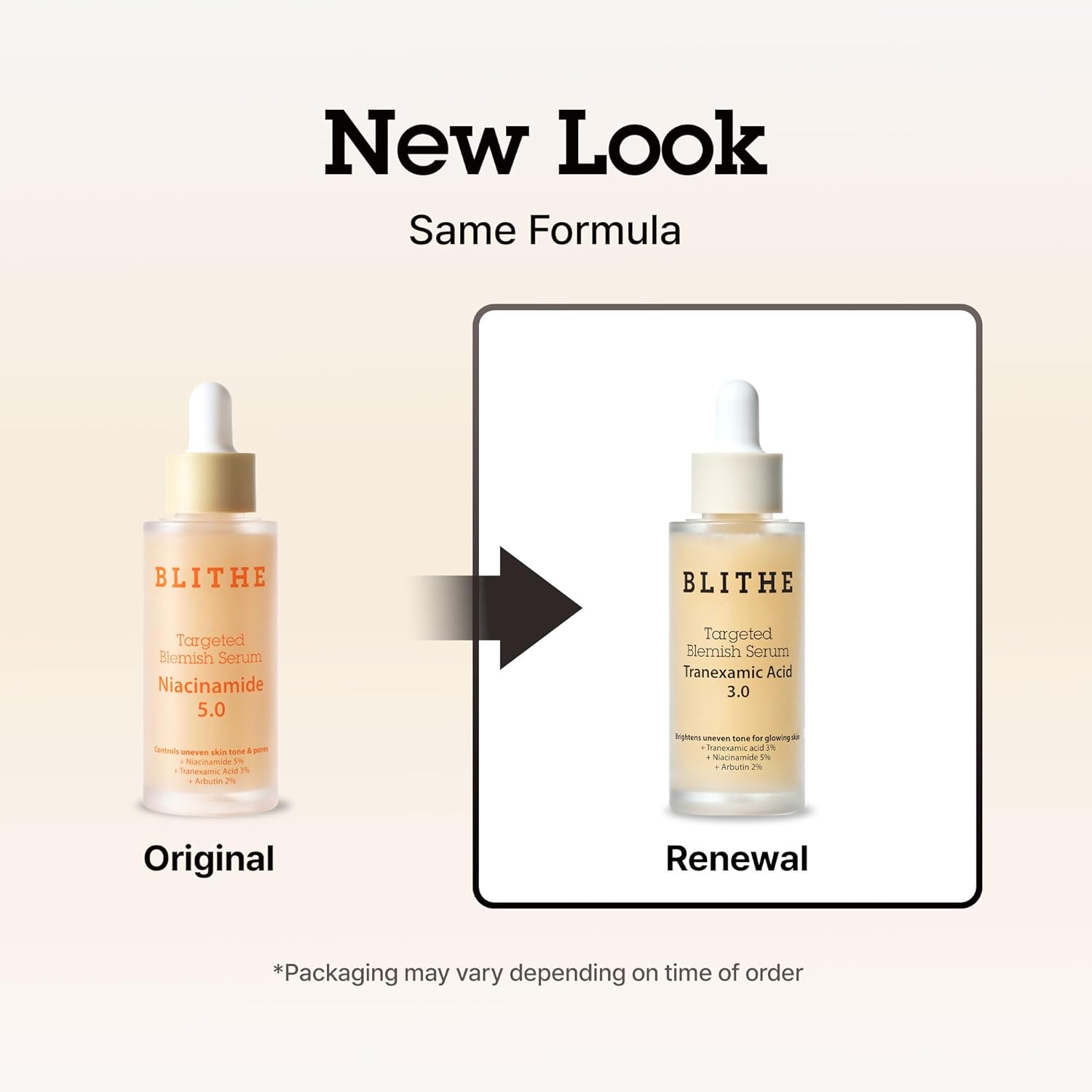 BLITHE Niacinamide 5% + TXA Tranexamic Acid 3% Serum